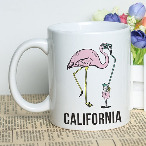 California Flamingo Mug
